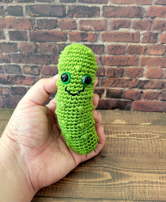 Crochet Pickle Cucumber 