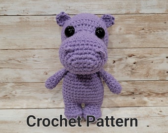 Hippo Amigurumi Doll Hippopotamus Pattern Crochet