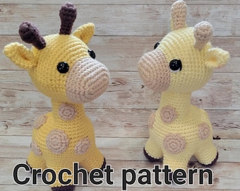 Giraffe Amigurumi Pattern Giraffe Crochet Pattern