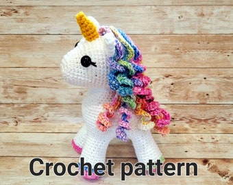 Unicorn Amigurumi Doll Pattern Crochet
