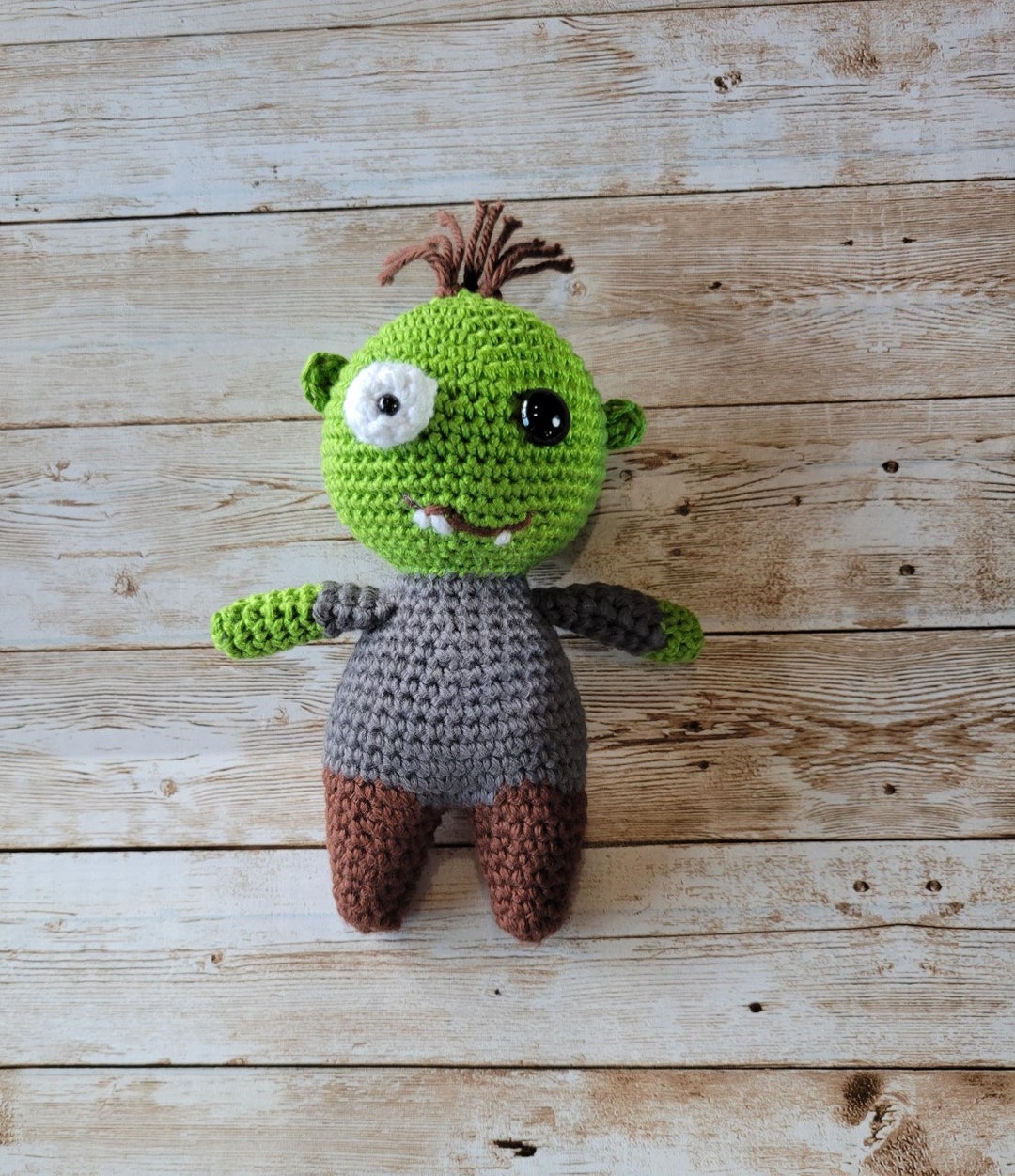 Crochet Zombie Doll Amigurumi Toy Pattern Etsy