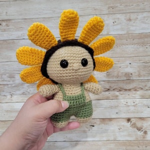 Sunflower Doll Crochet Amigurumi Pattern