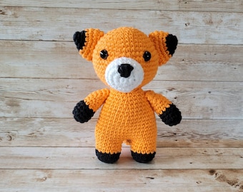 Crochet fox doll amigurumi doll toy pattern