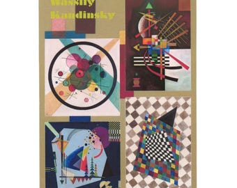 Planche d'autocollants abstraits Wassily Kandinsky | Autocollants Bauhaus prédécoupés pour carnets de scrapbooking et junk journal