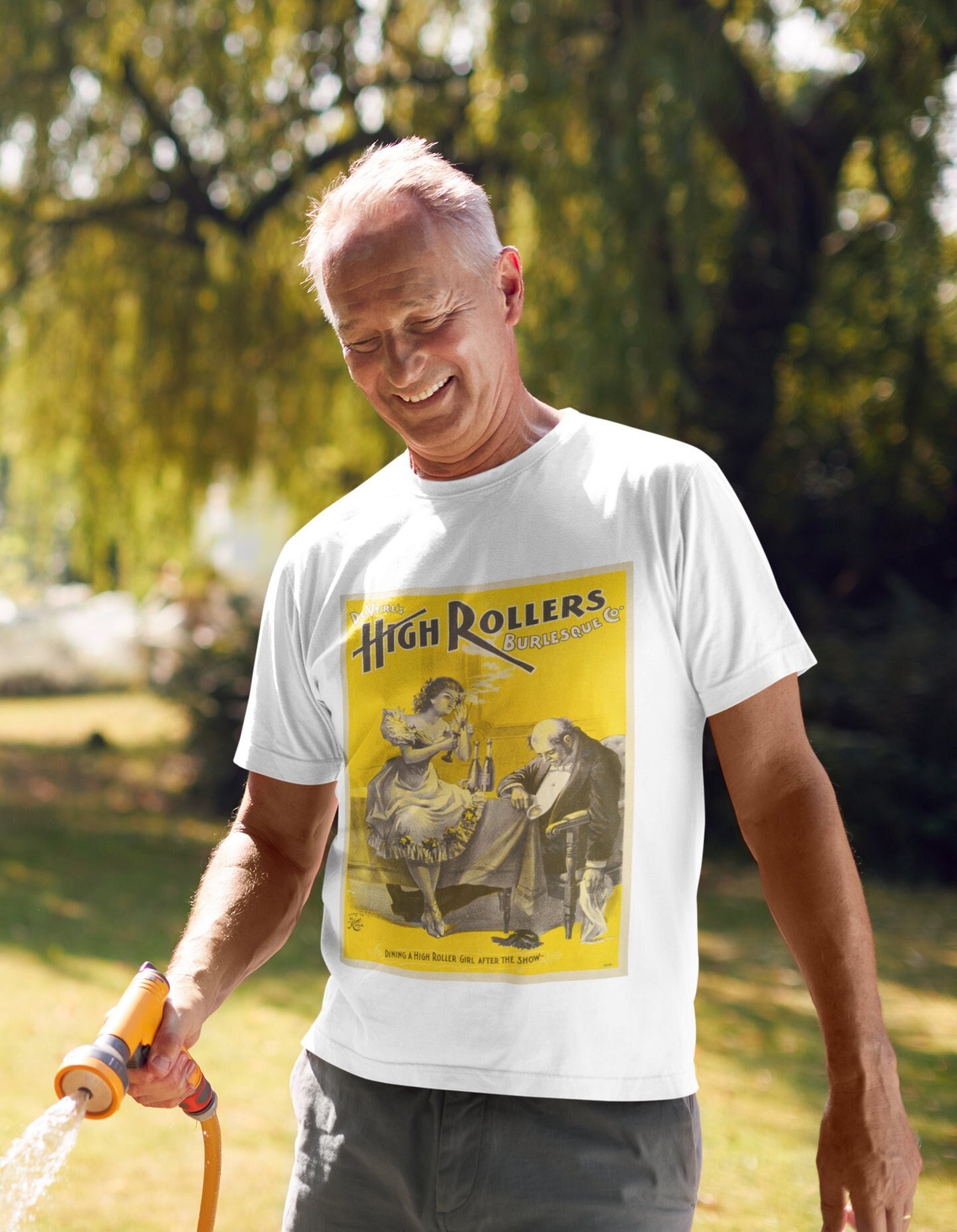 Deveres High Rollers Burlesque Co. 1898 Hidden Artifact Graphic T shirts Unique Design for a Touch of History and Humor Etsy