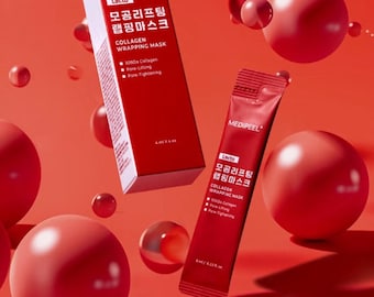 MEDIPEEL+ Collagen Wrapping Mask Set – 4 Packs (4ml x 4pcs)