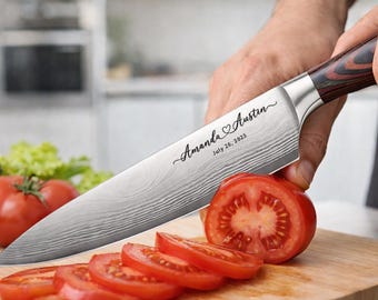 Couteau de chef personnalisé