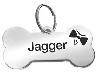 Deep Engraved Stainless Steel Dog ID Tags