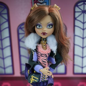 Monster High Clawdeen First Wave Signature Series Original Puppe und ihr Haustier Crescent Mattel 2010 #40