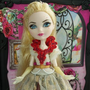 Ever After High Thronecoming Apple White doll Mattel 2014 #3