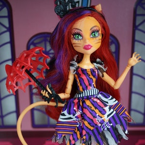Monster High Freak Du Chic Toralei Stripe doll Mattel 2015 #2