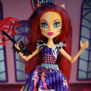 Monster High Freak Du Chic Toralei Stripe doll Mattel 2015 #5