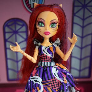 Monster High Freak Du Chic Toralei Stripe doll Mattel 2015 #7