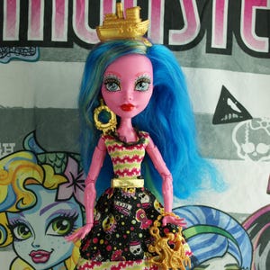 Monster High Frightfully tall Shriek Wrecked Gooliope Jellington doll 17&quot; Mattel 2016 #3