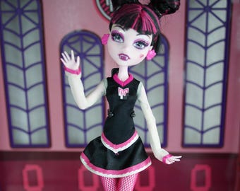 Monster High Fearleading Draculaura-pop uit set van 3 Mattel 2011 #10