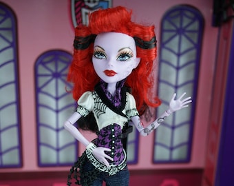 Monster High básica firma ola Operetta Phantom muñeca Mattel