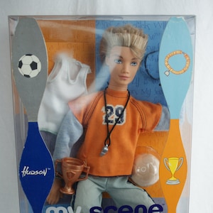 Muñeco masculino My Scene Hudson MIB en caja 2002 00s