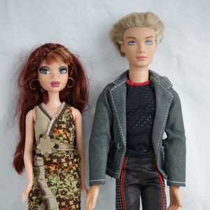 My Scene Night on the Town Chelsea and Hudson dolls Mattel Y2K 00s