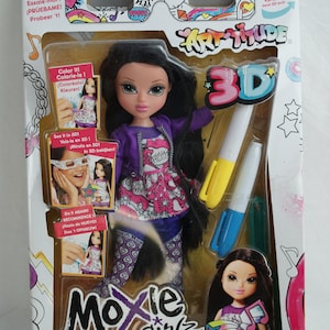 Moxie Girlz 3D Artitude Lexa doll MGA MIB 10s