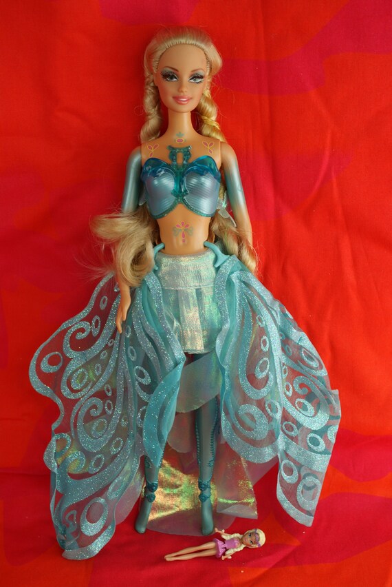 Barbie Fairytopia Wonder Fairy Joybelle Doll With Wings and Mini Fairy 2004 Etsy Denmark