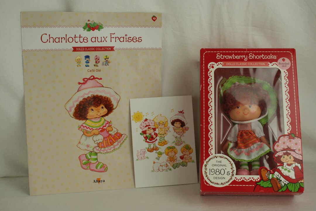 Figurine Strawberry Shortcake Charlotte Aux Fraises 14cm - Café Olé Altaya