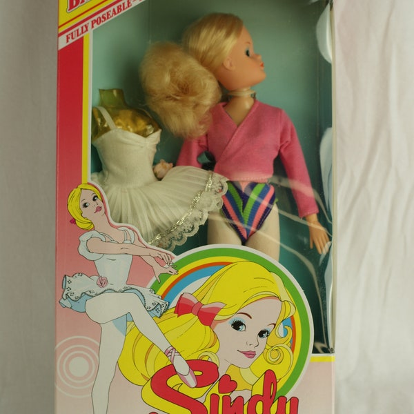 Sindy Ballerina Puppe MIB boxed 42055 Pedigree Teenager Puppe Barbie 80er Jahre 1986