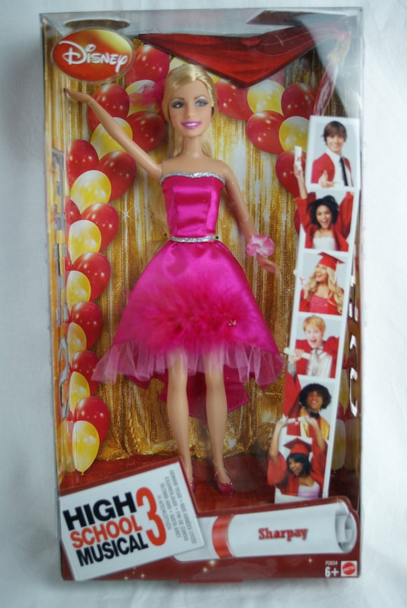 High School Musical 3 Senior Year Sharpay Senior Year Prom Doll Disney Mattel MIB 00s 2008 Etsy