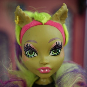 Monster High Freaky Fusions Clawvenus Clawdeen Wolf Venus McFlytrap doll Mattel 2014 #3