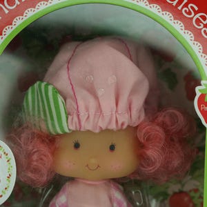 Strawberry Shortcake Raspberry tart doll re-edition Charlotte aux Fraises Kanai Kids MIB Kenner 80s