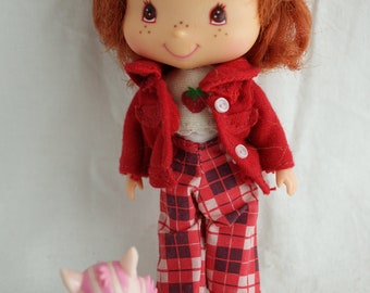 Strawberry Shortcake Berry Best Friends Pretty in Plaid doll Bandai Y2K 00s 2