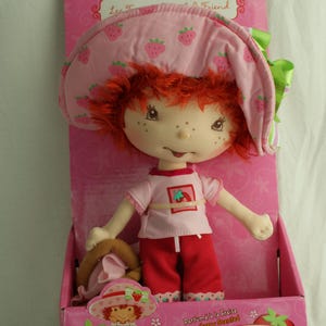 Strawberry Shortcake Charlotte aux Fraises Soft Friend stuffed doll plush Bandai 00s boxed 1