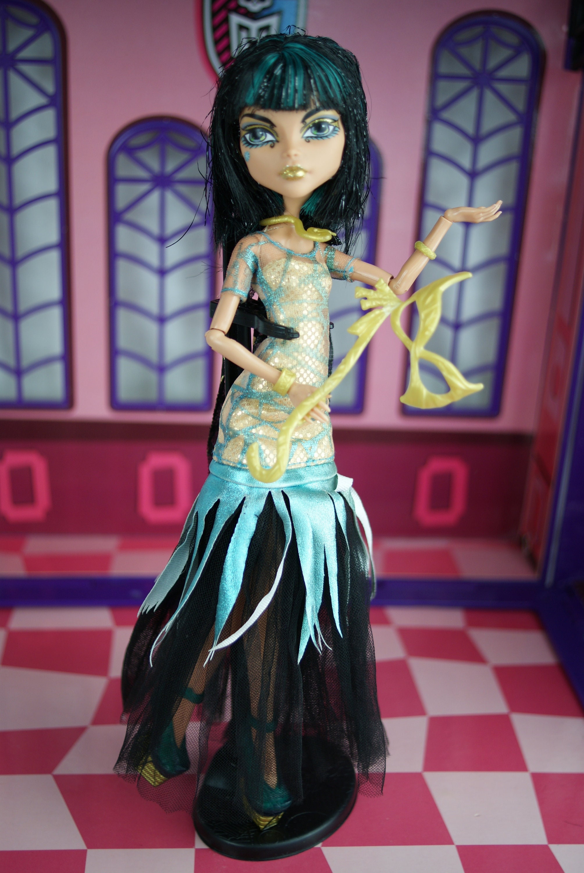 モンスターハイ グールズ・ルール クレオ・デ・ナイル ドール 人形 Doll モンスターハイ グールズルール クレオ・デ・ナイル人形 2012 #7