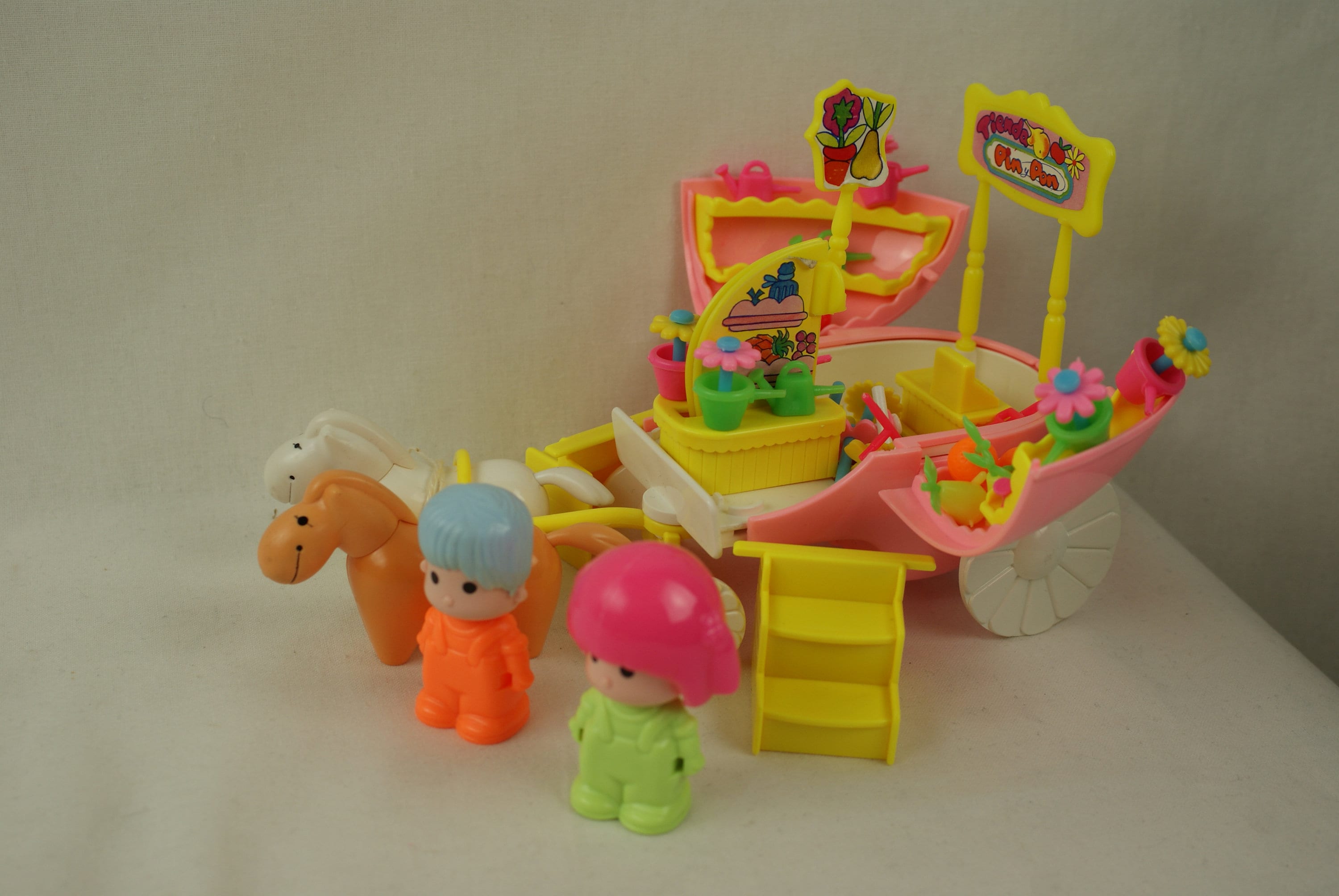Pin Y Pon Famosa Horse Cart Flowers Produce Shop Pinypon Vintage 70s Etsy UK