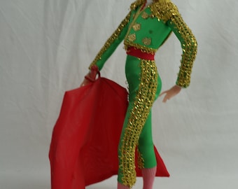 Muñeca Marin Chiclana Matador Español hecha en España 22cm 70s