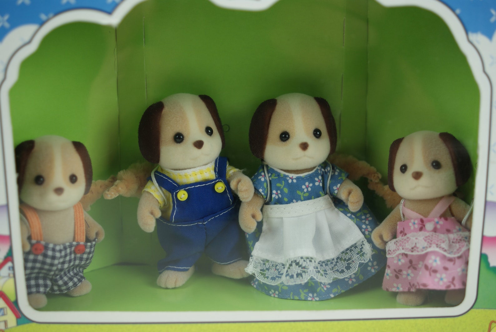 Sylvanian Families Tomy Beagle dog mom dad boy girl family set Etsy