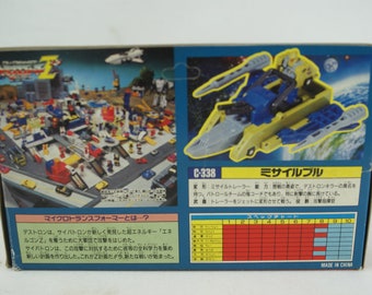 Transformers Japanese C 338 Missile Bull Boxed Hasbro Takara Etsy Canada
