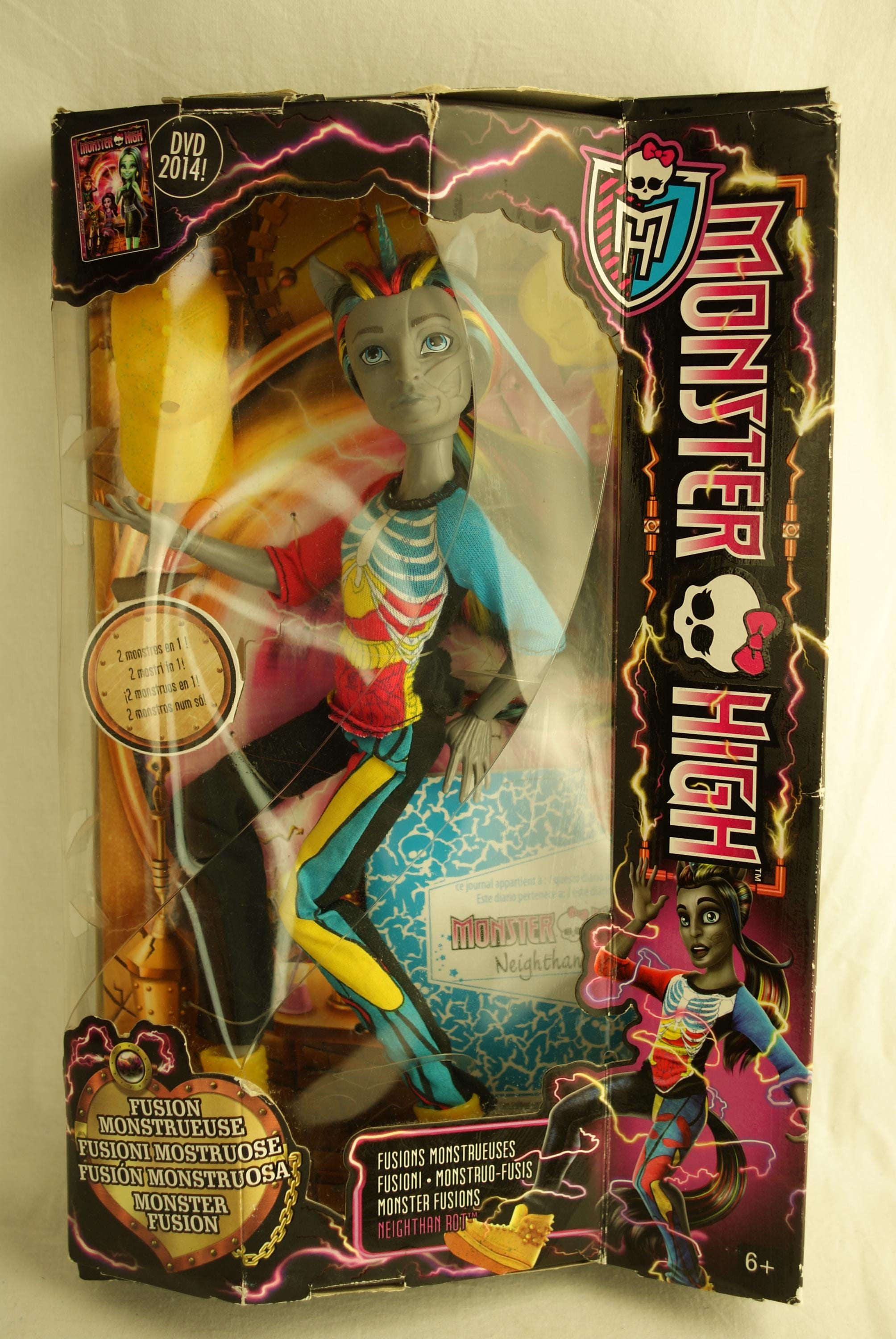 Monster Freaky Fusions Neighthan Rot Doll Mattel MIB Boxed 2014 - Etsy