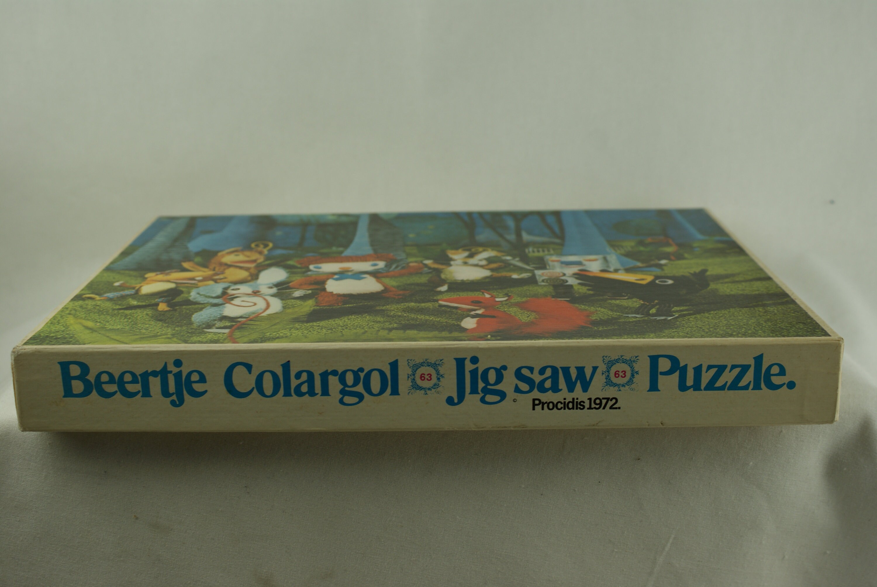Puzzel legpuzzel Beertje Colargol vintage 63 stukjes - Etsy Nederland