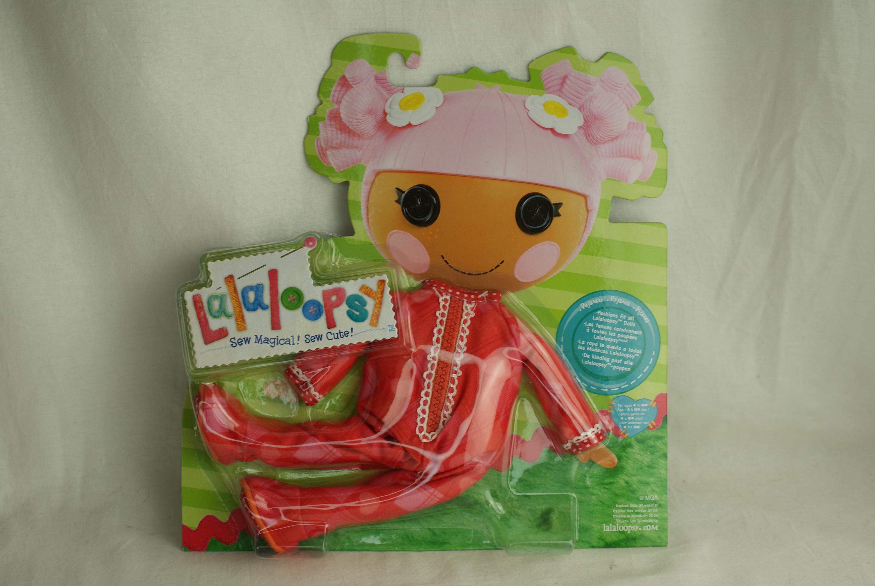 Lalaloopsy Fashion Pack Red-pink Pajamas Outfit Pj's 13