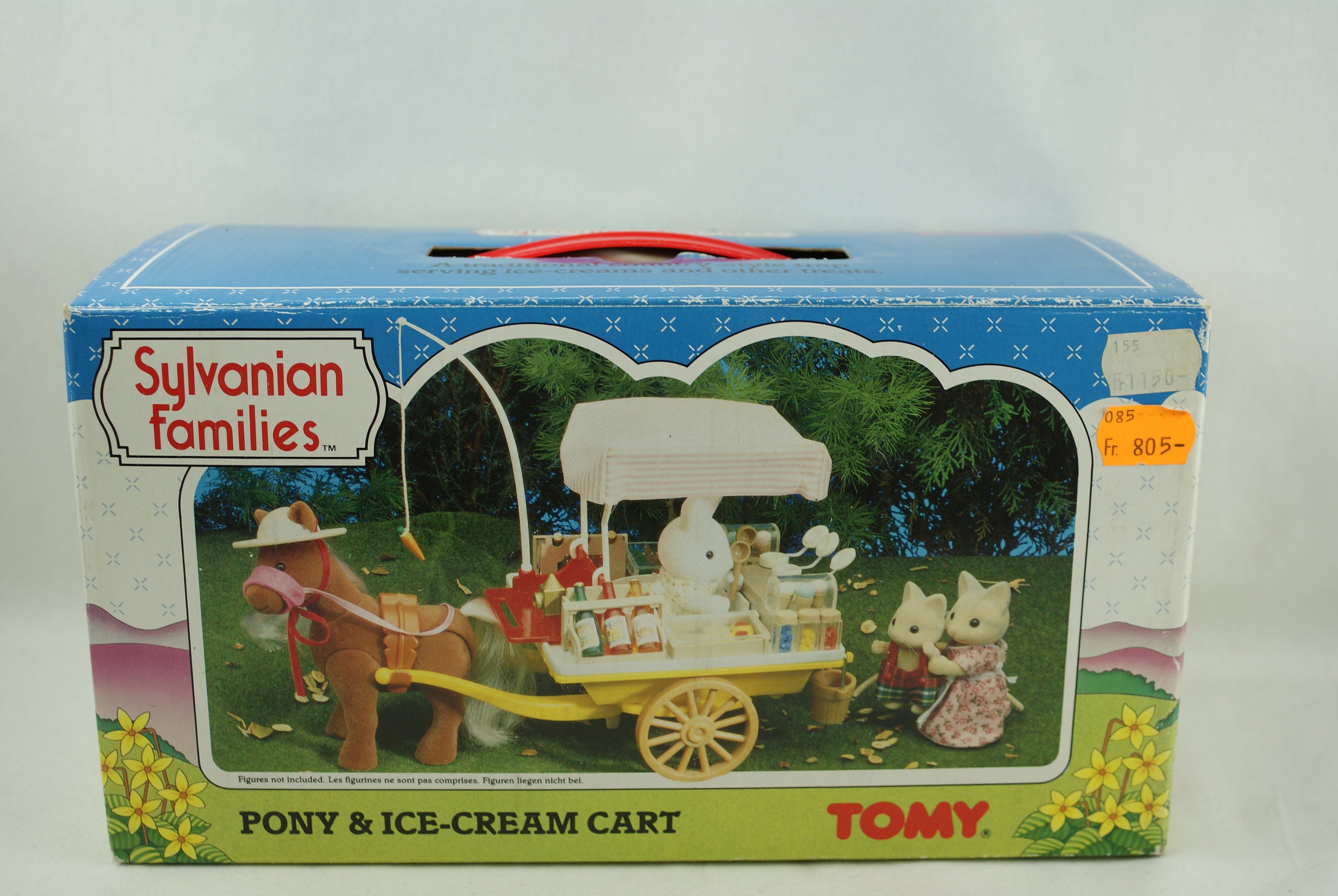 シルバニア　UK TOMY　ヴィンテージ　アイスクリームカート　ポニー Sylvanian Families Tomy Pony & Ice Cream Cart MIB 80s - Etsy
