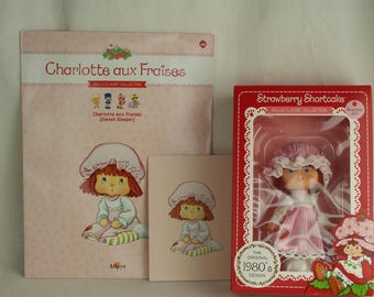 POUPÉE CHARLOTTE AUX fraises + Mascotte Strawberry Shortcake DOLL