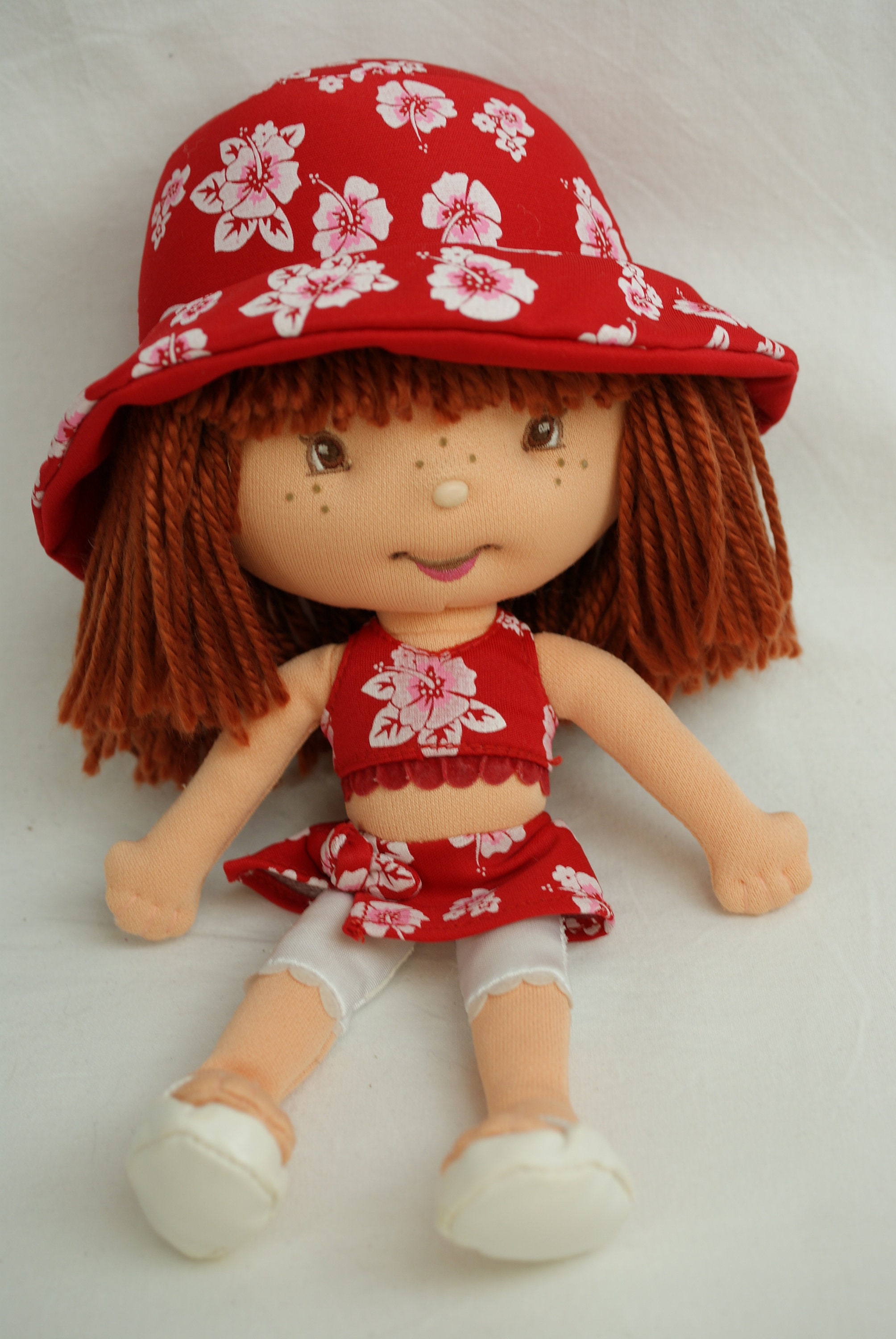 Strawberry Shortcake Island Friends Berry Soft Plush Rag Doll Bandai 00s Etsy UK