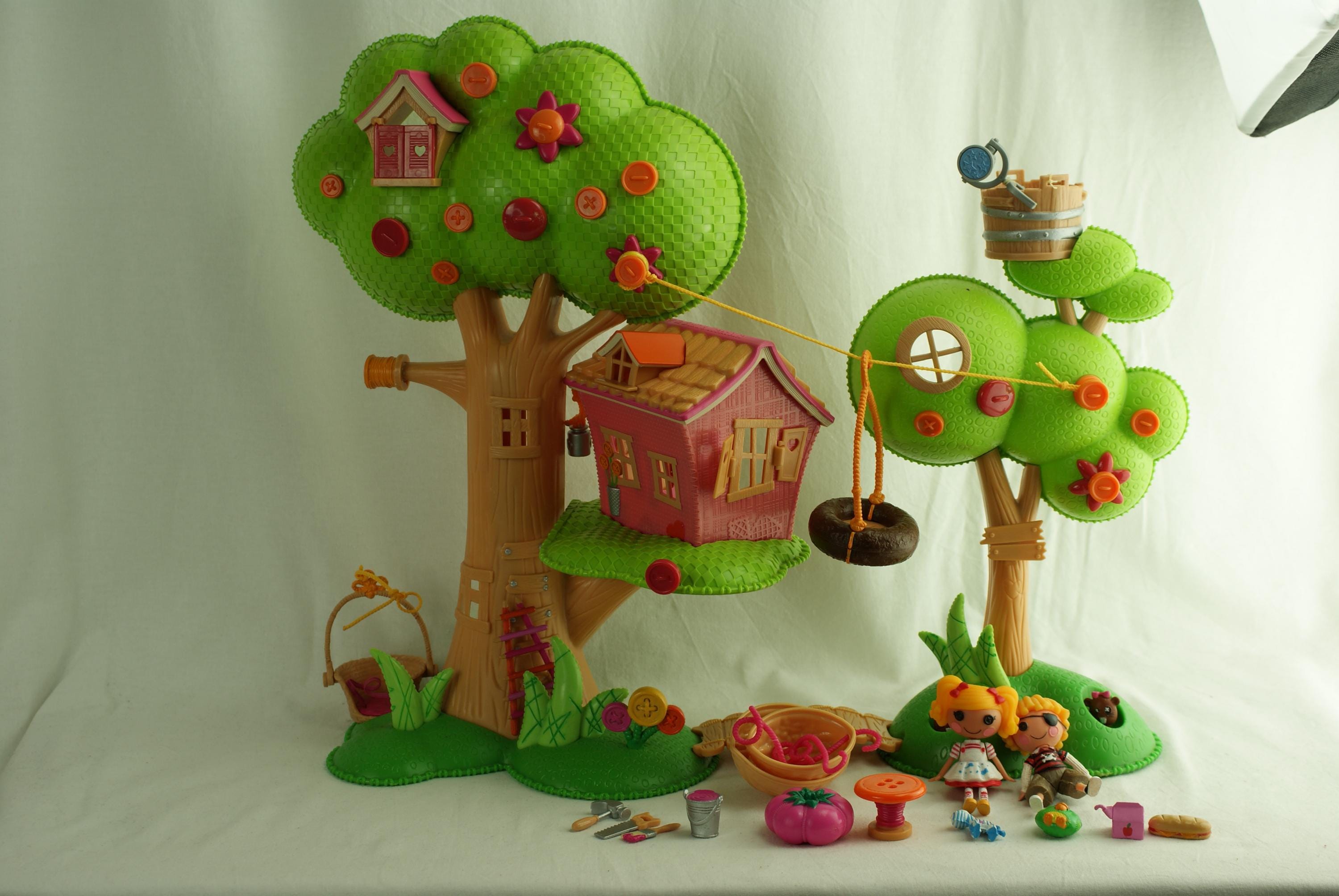もっふーP moff Happy End Lala. Lalaloopsy Minis Treehouse Playset With Spot Spatter Splash and