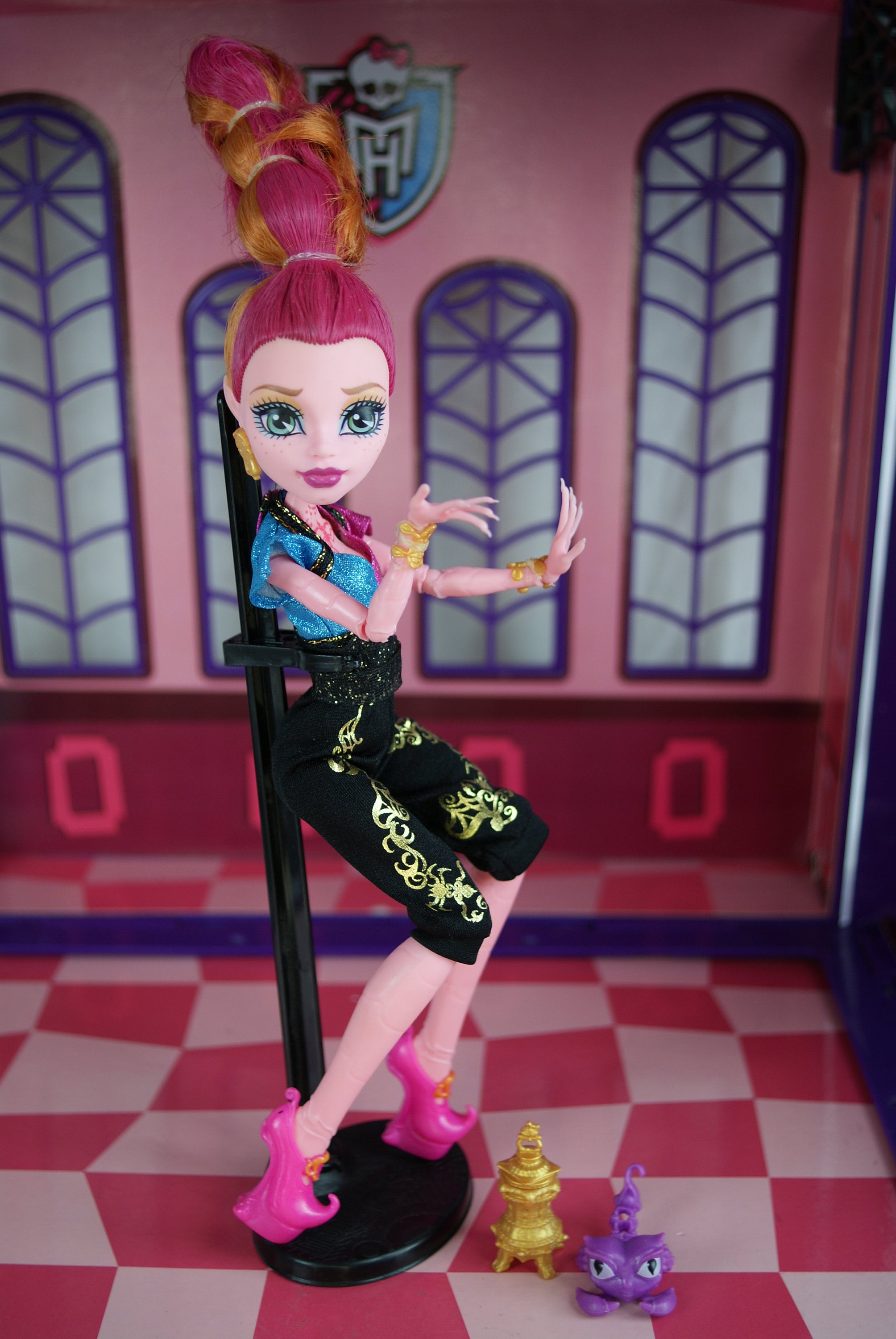 Monster High Gigi Grant doll and pet Sultan 13 Wishes Mattel 2013 #26