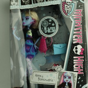 Monster High Picture Day Abbey Bominable Doll Mattel MIB Boxed 2012 - Etsy