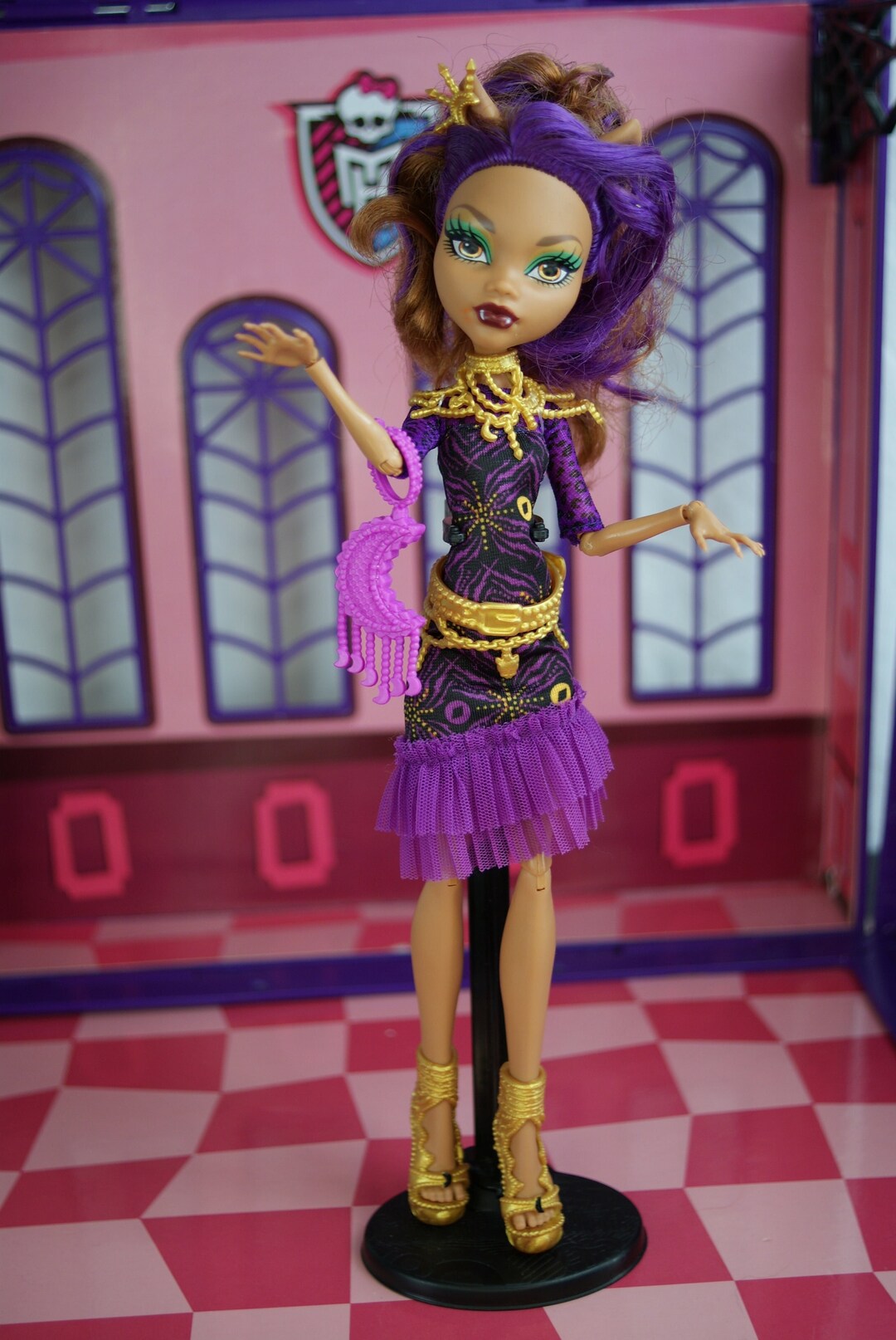 Monster High Clawdeen Wolf Doll Frights, Camera, Action Mattel 2013 1 -   Israel