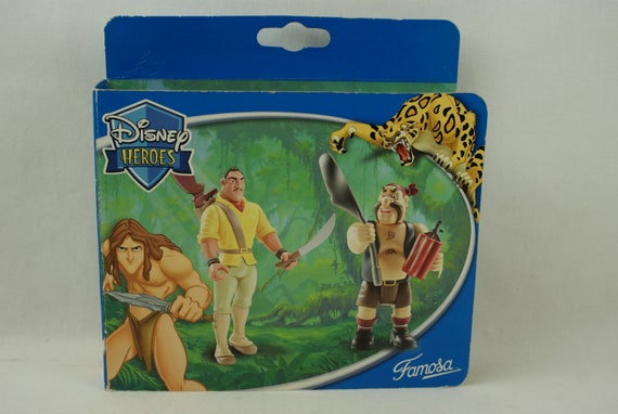Tarzan Disney Heroes Action Figures Bad Guys Clayton Crook Etsy Denmark