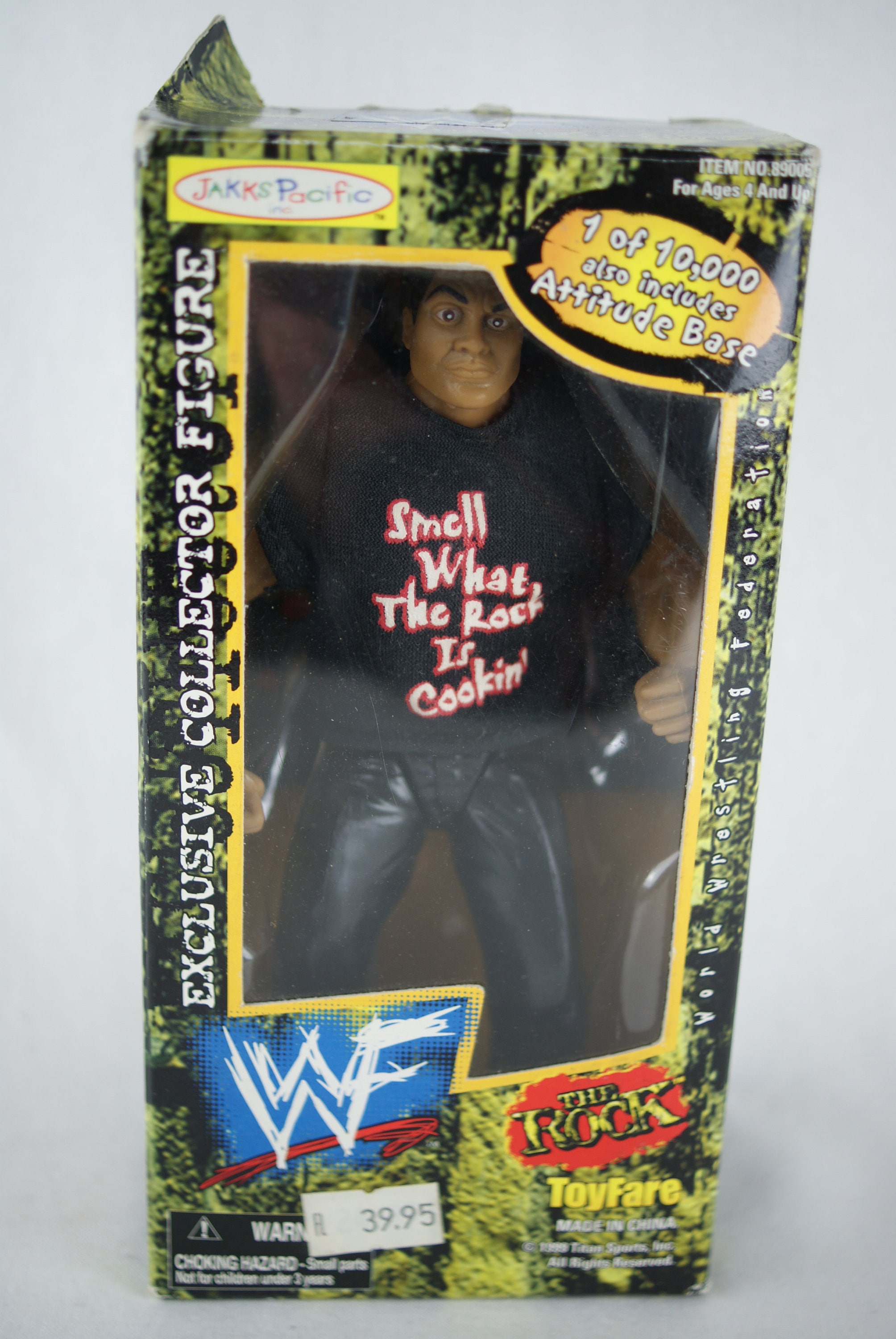 『WWF』THE ROCK フィギュア The Rock 2003 Jakks Pacific Wrestling Action Figure WWE WWF | eBay