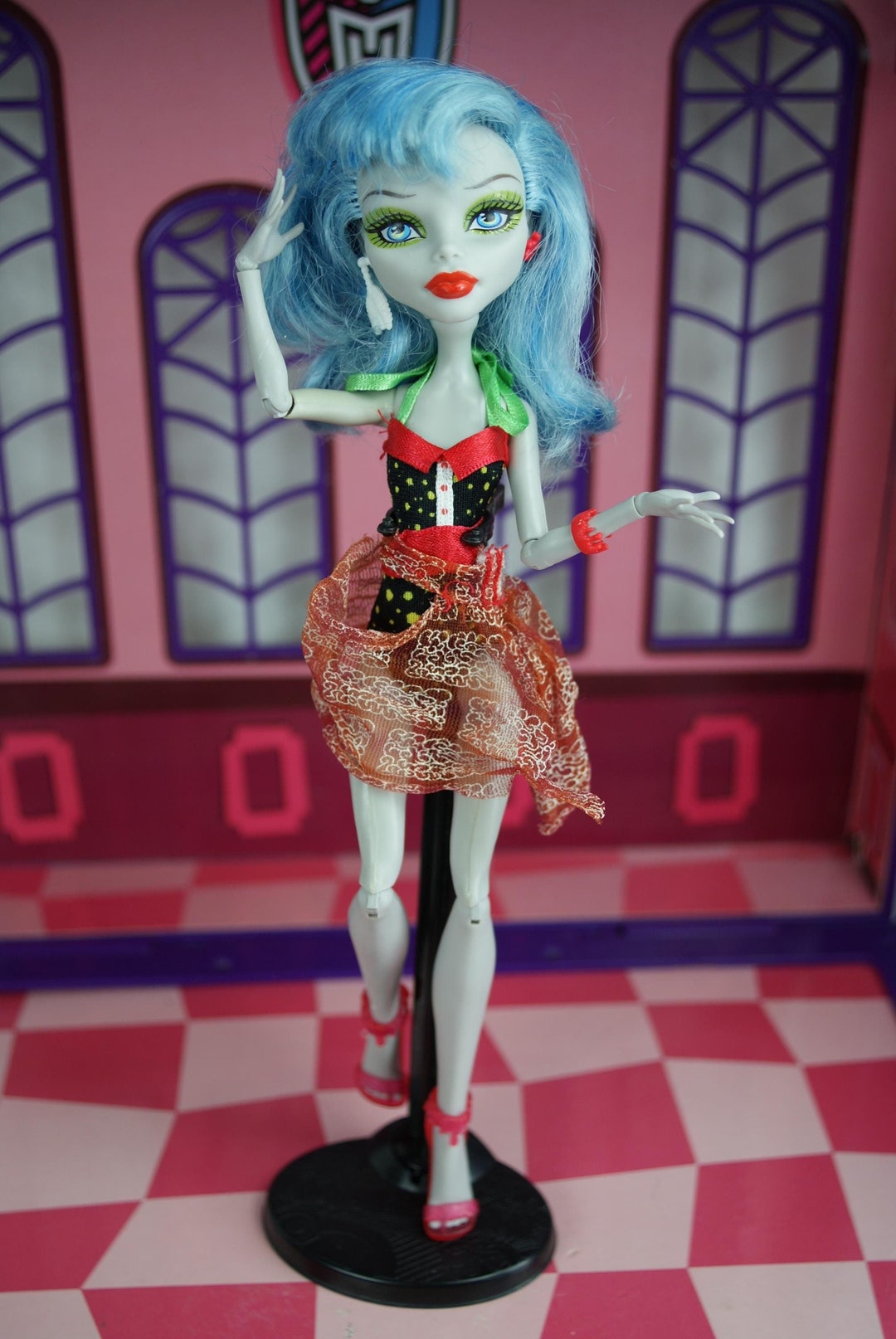 Monster High Skull Shores Ghoulia Yelps Doll Mattel 2011 #8 - Etsy