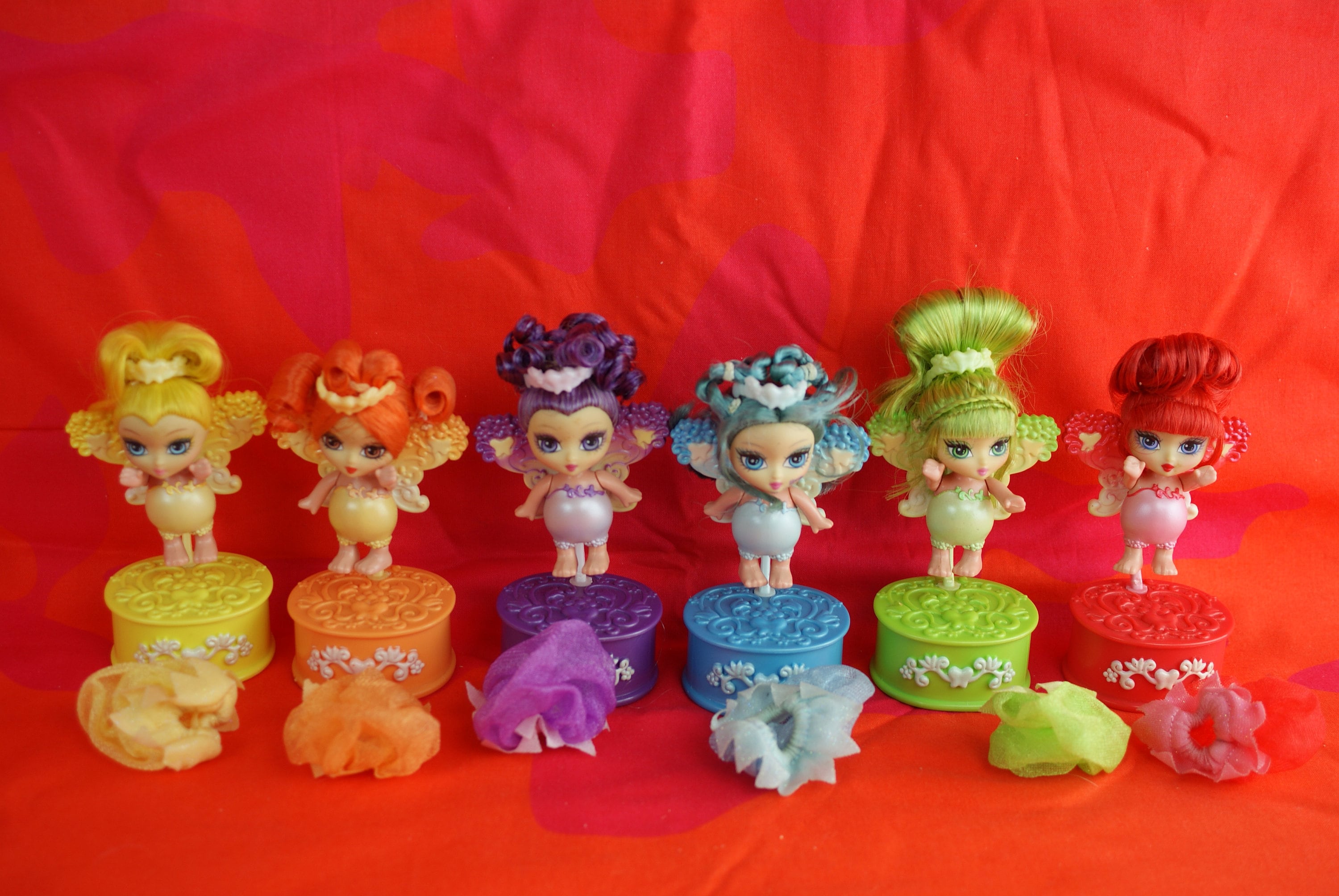 Barbie Fairytopia Tooth Fairy Dolls Complete Set of Dolls 00s